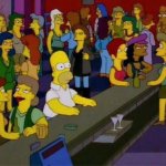 Homer Simpson in Lesbian Bar