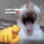 Ain't Gonna happen
