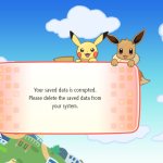 Pikachu and Eevee are happy to corrupt your savedata meme