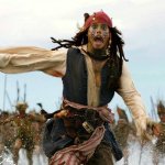 Jack Sparrow runs away
