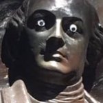 Wait until we get home.... | The look your mother gives you when you bump her with the shopping cart for the 5th time: | image tagged in statue | made w/ Imgflip meme maker