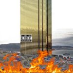 Greenland horror top nuuk | image tagged in trump tower greenland | made w/ Imgflip meme maker