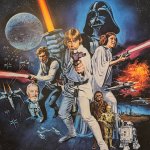 Star Wars Style C poster (by Tom Chantrell, 1977)