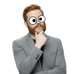 Randall Daniels with Fake Eyes