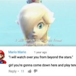 girl your gonna come down here and play tennis