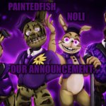 The springtrap’s announcement temp meme