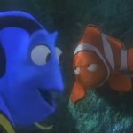 Just Keep Swimming template