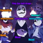 Fish, Ying, Domingo announcement temp