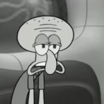 Squidward depressed
