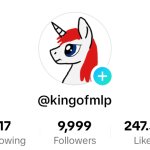 TikTok @kingofmlp February 7th, 2024.