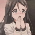 Embarrassed anime girl