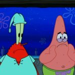 Bot mr krabs and Patrick star GIF Template