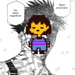 Pov the player adter beating sans | Stand proud sans; You where magnificent | image tagged in you were magnificent gojo satoru | made w/ Imgflip meme maker
