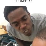 I said we sad today | ME: DOES ABSOLUTELY NOTHING
MY FINGERS:; i said we twitching today | image tagged in i said we sad today,twitching | made w/ Imgflip meme maker