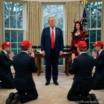 King Donald Trump Satan Mammon worship