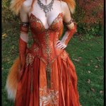 Fox Dress With Necklace