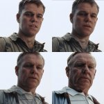 Matt Damon getting old high res