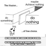 the illusion of fixed choice