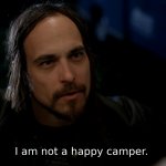 I am not a happy camper