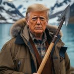 Donald Trump With Harpoon
