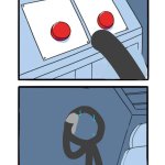 Two Buttons but Alan Becker!!! meme