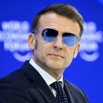 Macron Davos TopGun meme