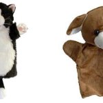 Cat and Dog Mexican Puppet Toys