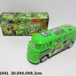 Ben 10 Super Bus Knock Off Bump and Go Toys