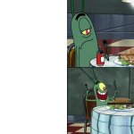 plankton Holographic Meatloaf | image tagged in plankton,meatloaf | made w/ Imgflip meme maker