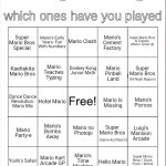 mario bingo meme