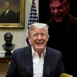 Donald Trump Satan Mammon Gold Lucifer Evil Devil