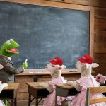 KERMIT TEACHES TRUMP meme