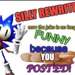 SILLY REWRITE! meme