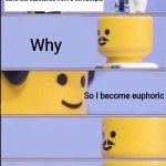 Lego Doctor | I want to eat a weird sand-like substance from a cornucopia; Why; So I become euphoric; WHAT | image tagged in lego doctor | made w/ Imgflip meme maker