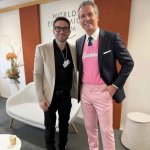 Alex Soros with Sparkle Beach Ken meme