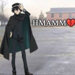 Ranpo Edogawa "hes mooing again! moo! moo!" | HMAMM💔 | image tagged in blank sybau | made w/ Imgflip meme maker