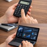 two pictures. the one on top is a pair of hands holding a small