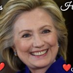 Hillary Heart Throb Gorgeous I'm in Love