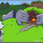 Grotto of secret entrances