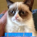 Even Grumpy Cat hates January | JANUARY SUCKS; IT DEFINITELY FEELS LIKE MONDAY EVERYDAY! | image tagged in memes,grumpy cat,january sucks,january blues,january,mondays | made w/ Imgflip meme maker