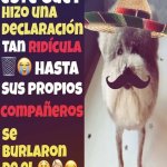 He made a statement so Mexican