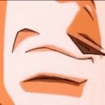 vegeta frown GIF Template