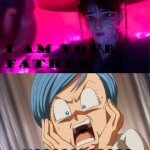 bulma reacts to i am your father | NOOOOOOOOOOO | image tagged in who reacts to i am your father,i am your father,dragon ball z,noooooooooooooooooooooooo,bulma,reactions | made w/ Imgflip meme maker