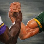 Epic Handshake Vikings Packers