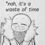 Cross! sans waste of time