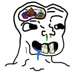 Brainlet Wojak meme