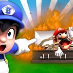 SMG4 pointing at mario