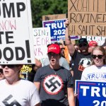 Nazi protesters Trump MAGA white nationalism