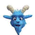 Blue Goat Puppet