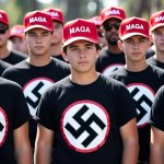Nazi protesters Trump MAGA white nationalism